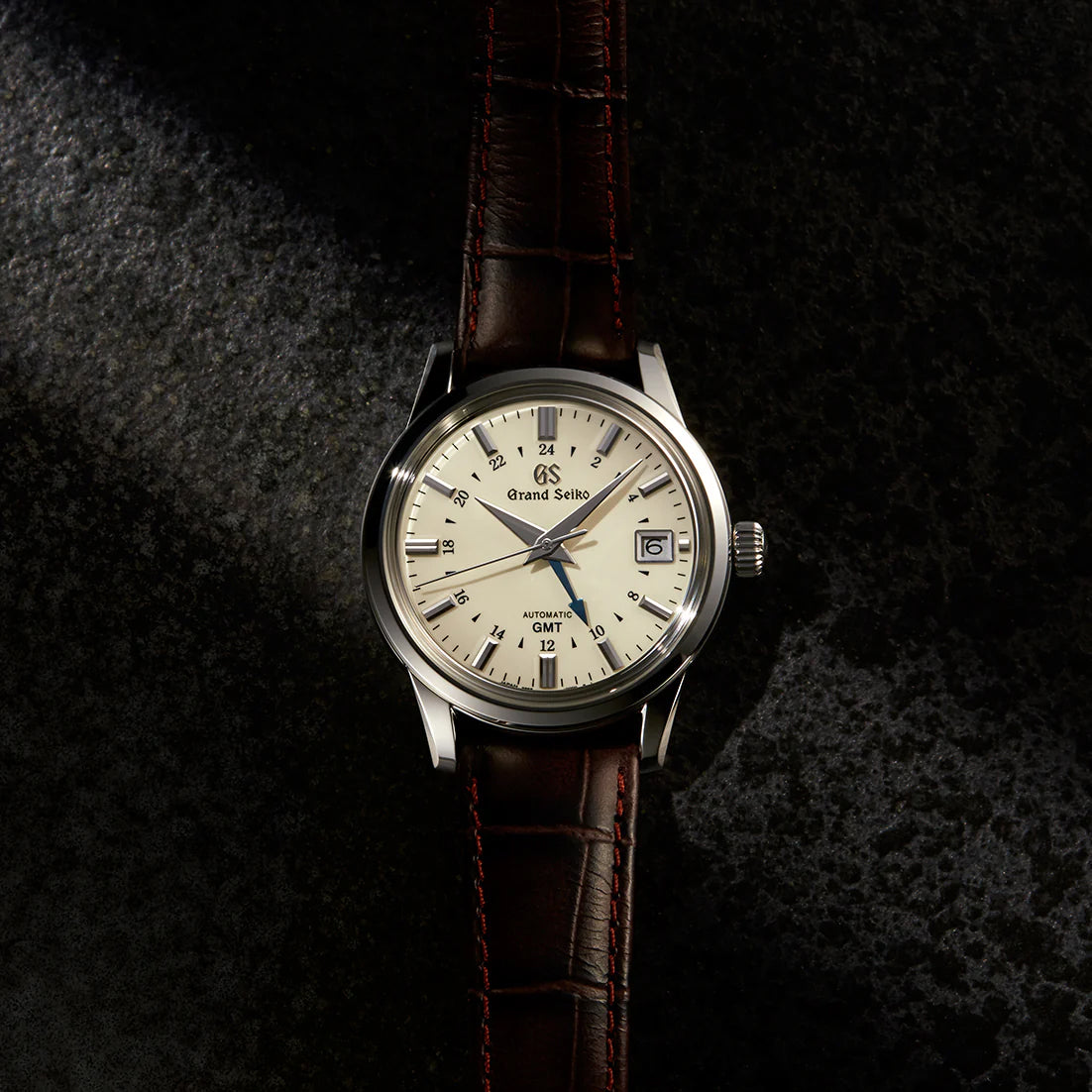 グランドセイコー メカニカル 9S GMT メンズ SBGM221 アイボリー 革