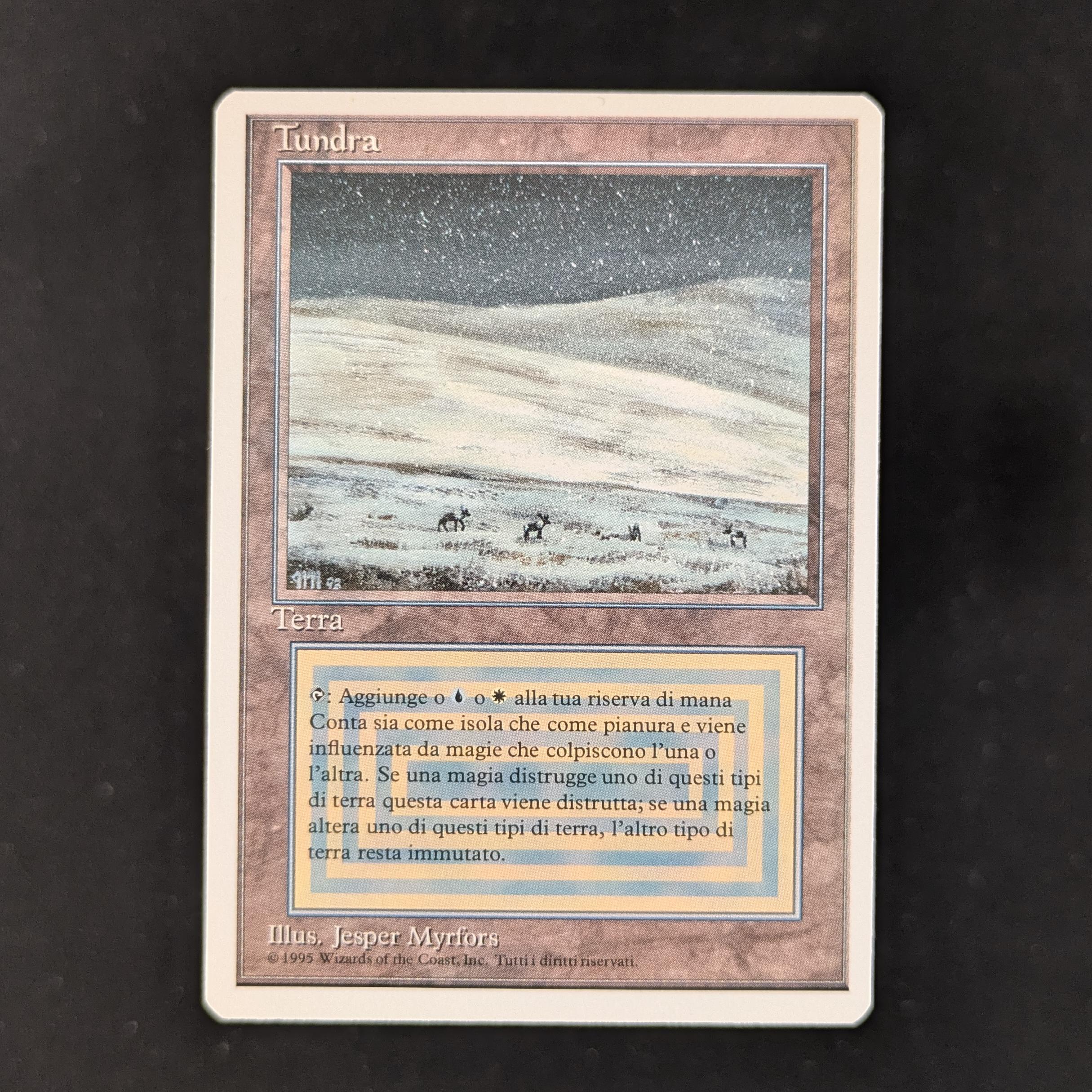 mtg Tundra イタリア語 FBB 黒枠 mtg Tundra イタリア語 FBB 黒枠