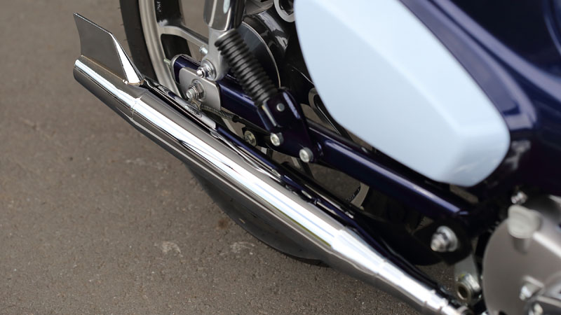 廃番】フィッシュテールマフラー スーパーカブ110(JA44)/C125 政府認証