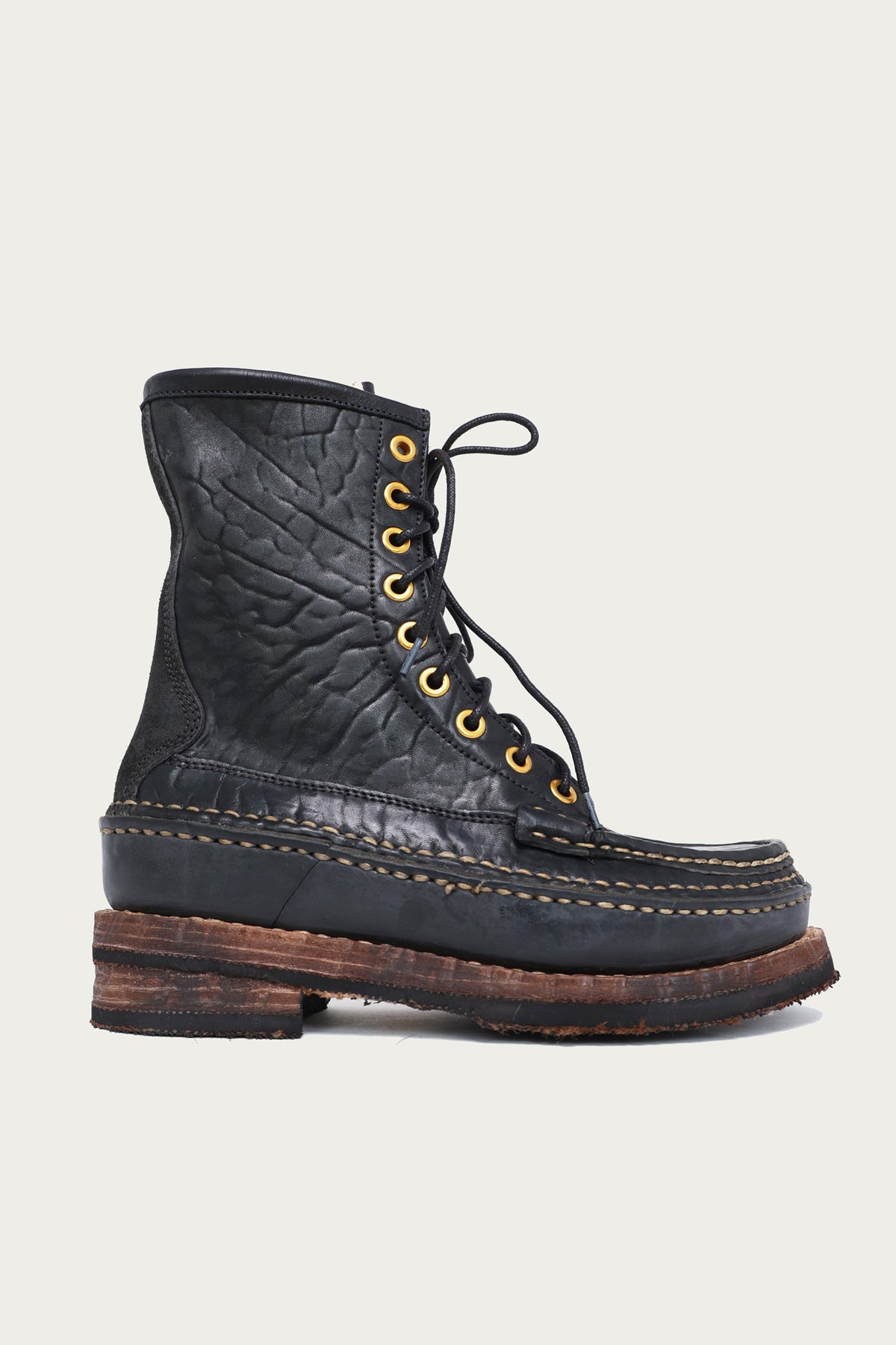 Visvim Grizzly Camper Hi-Folk | Black | Canoe Club
