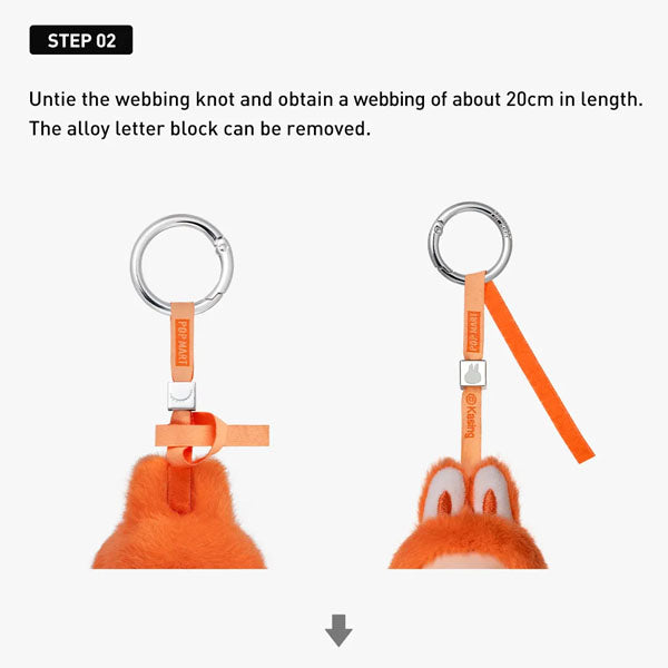 Pop Mart x THE MONSTERS: Pin For Love N-Z Series Plush Keyring