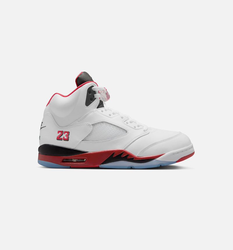 Jordan HQ7978-101 Air Jordan 5 Retro Fire Red Mens Lifestyle Shoe