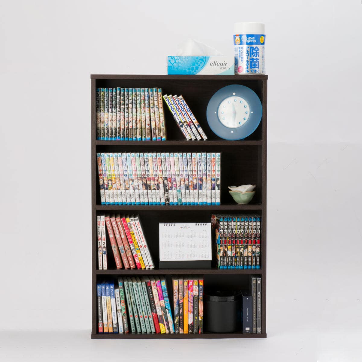 コミックラック 幅60cm 2台セット 320冊収納 連結可能 （ 漫画本