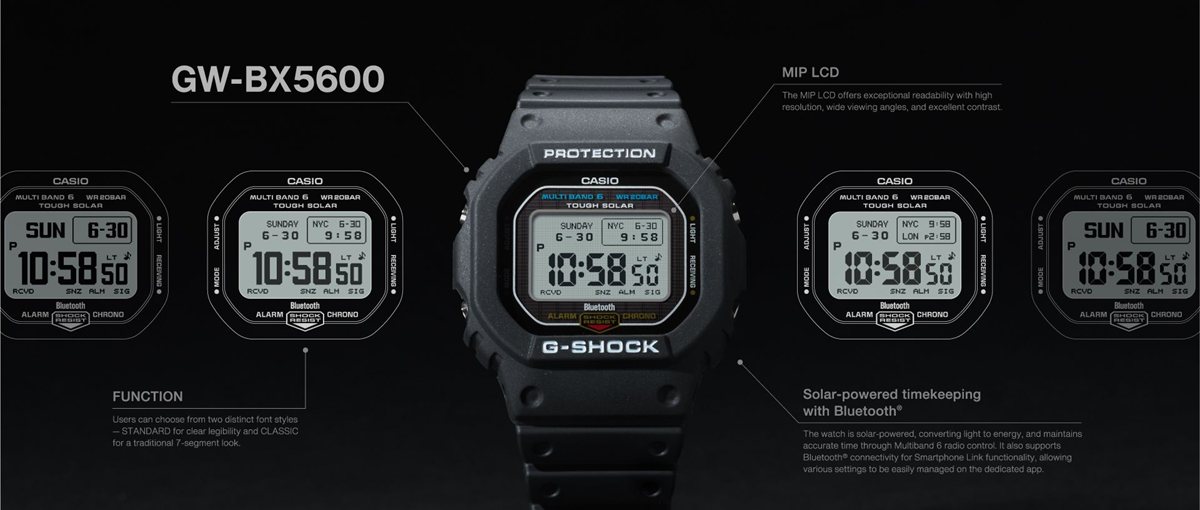 G-SHOCK カシオ Gショック CASIO GW-BX5600-1JF タフソーラー 電波時計