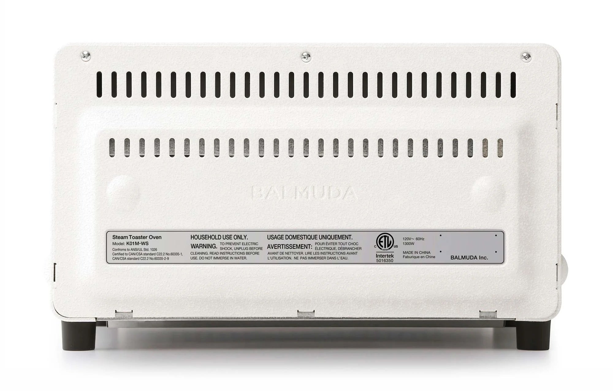 Balmuda The Toaster | White | MPLS only | ŪMEI