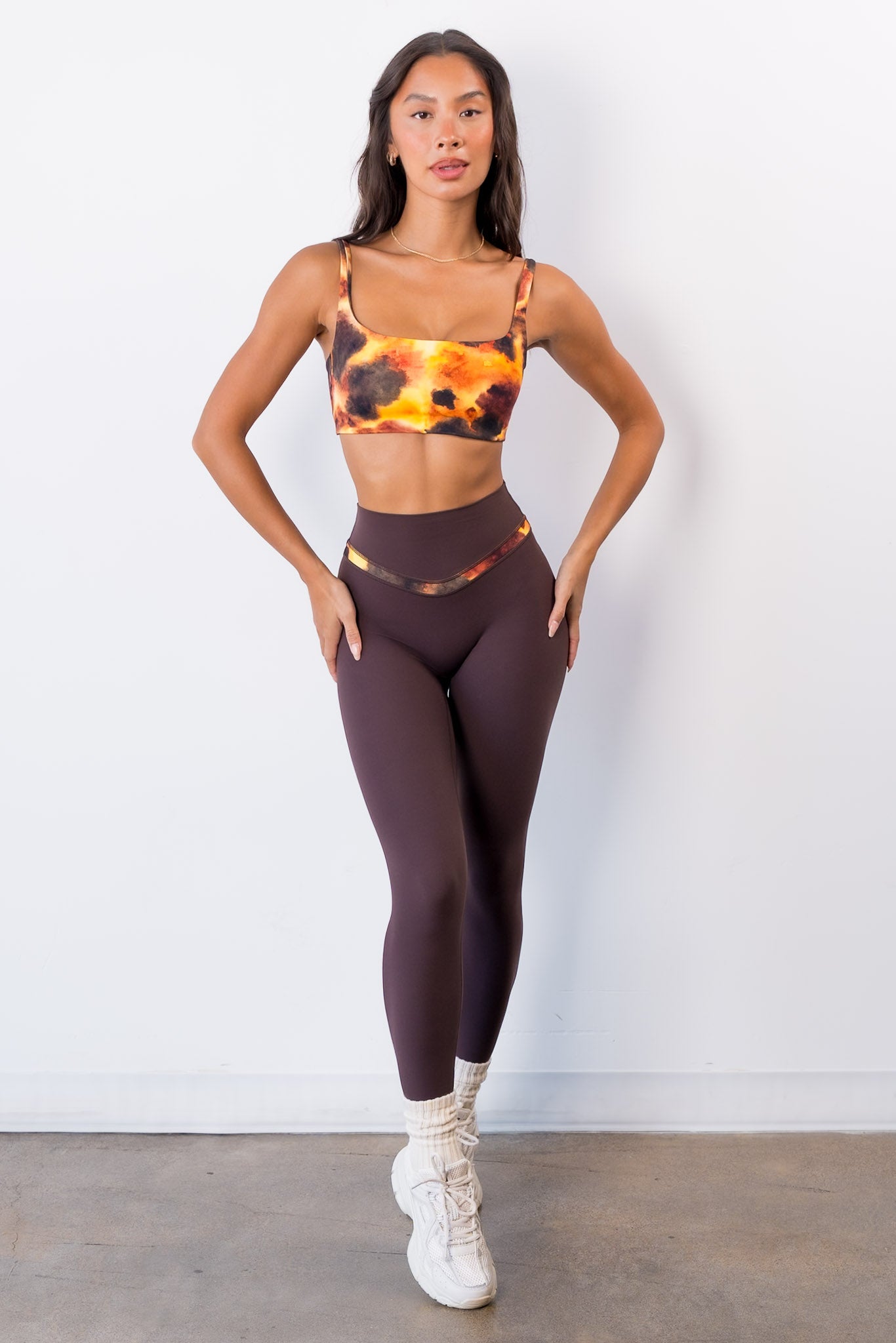 Cloud II™ Block Pant - Espresso Tortoise – Vitality Athletic Apparel