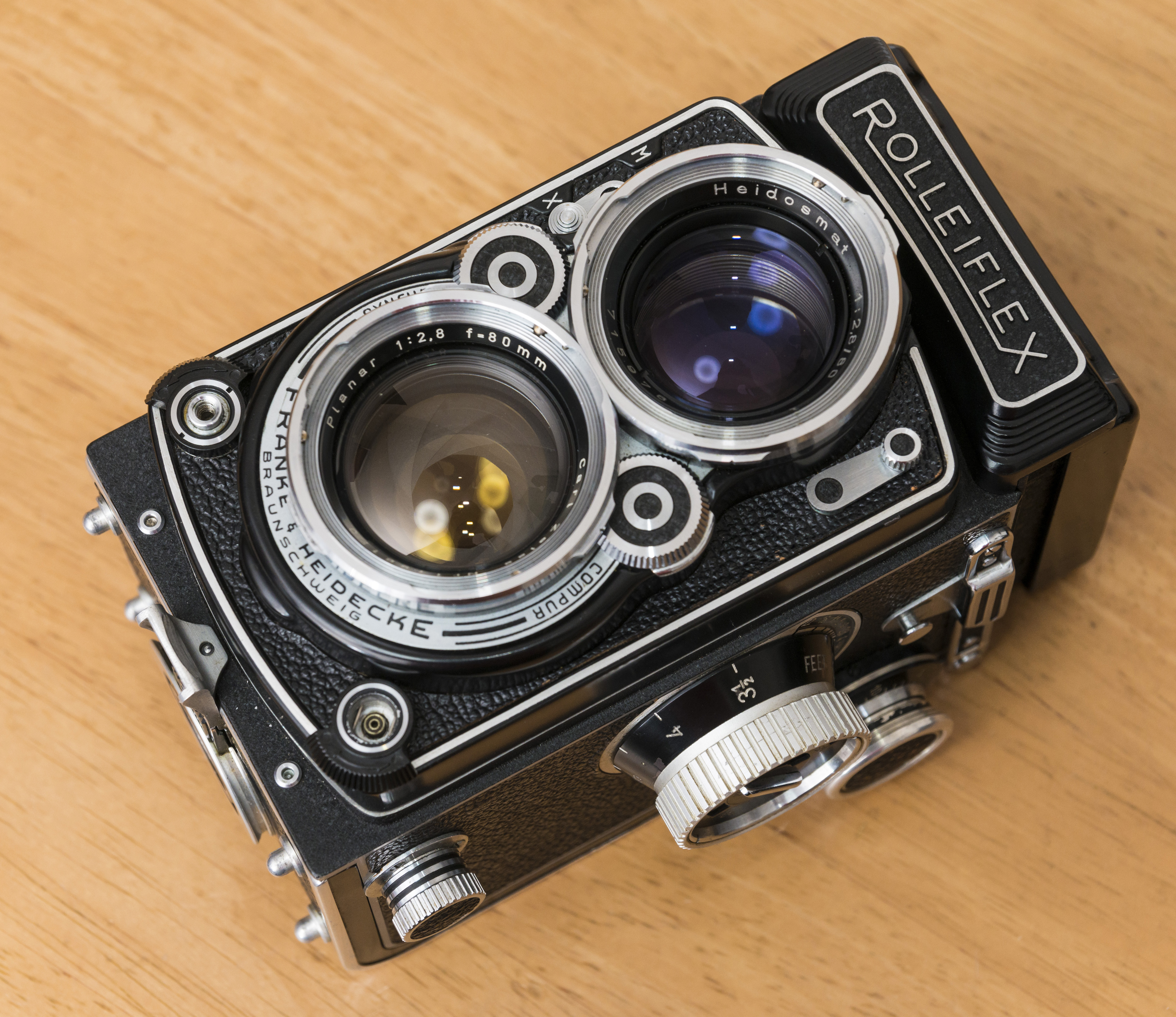 プラナーを活かす ローライフレックス 2.8C