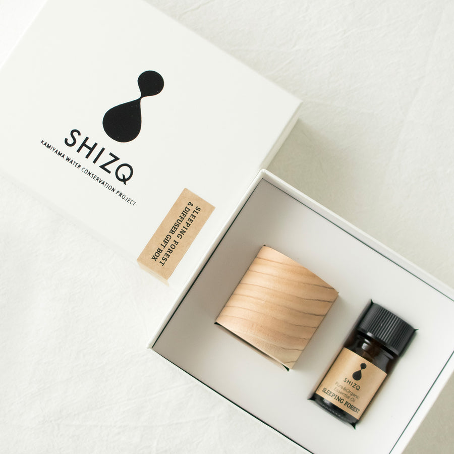 安眠のための国産杉のエッセンシャルオイル&ディフューザー ギフト