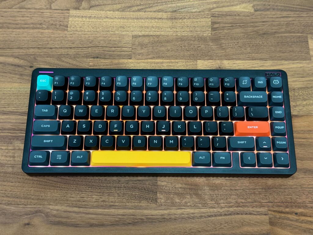 NuPhy halo75 V2レビュー：打鍵感良し、かわいい＆オシャレ、英語配列