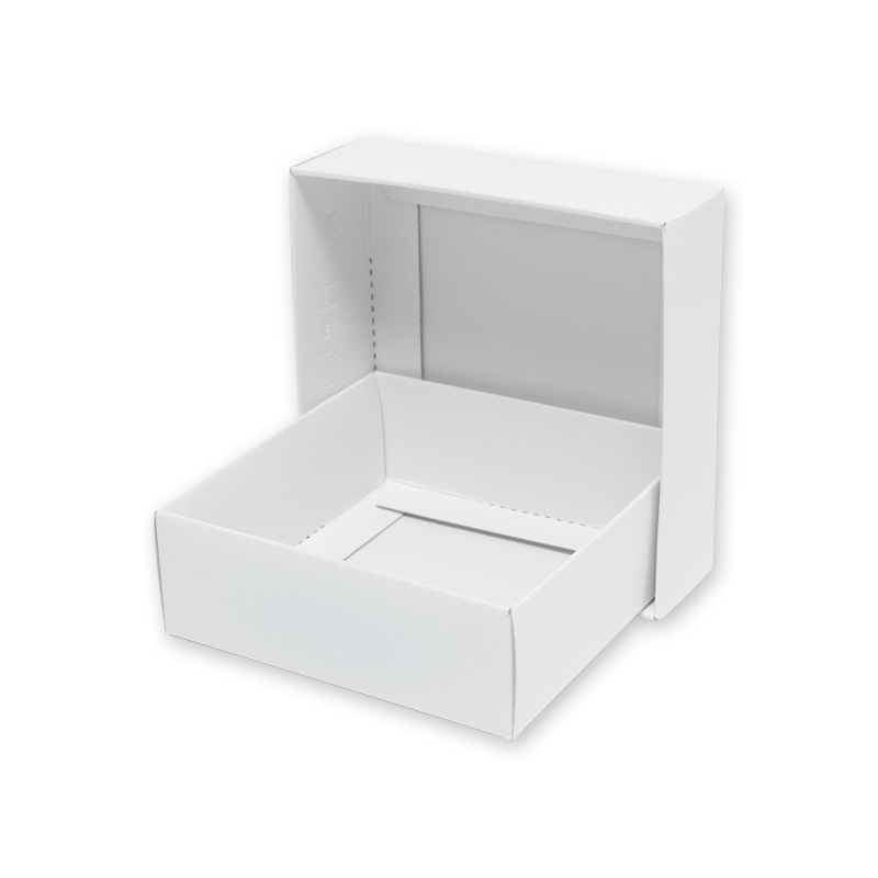 HEIKO 箱 白無地汎用ボックス H-66 10枚/袋 006836600 包装用品・店舗