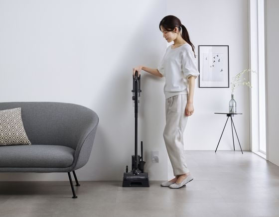 アイリスオーヤマ 充電式サイクロンスティッククリーナー モップ付 SCD