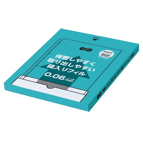 TANOSEE 保管しやすく取り出しやすいクリアファイル用リフィル A4タテ