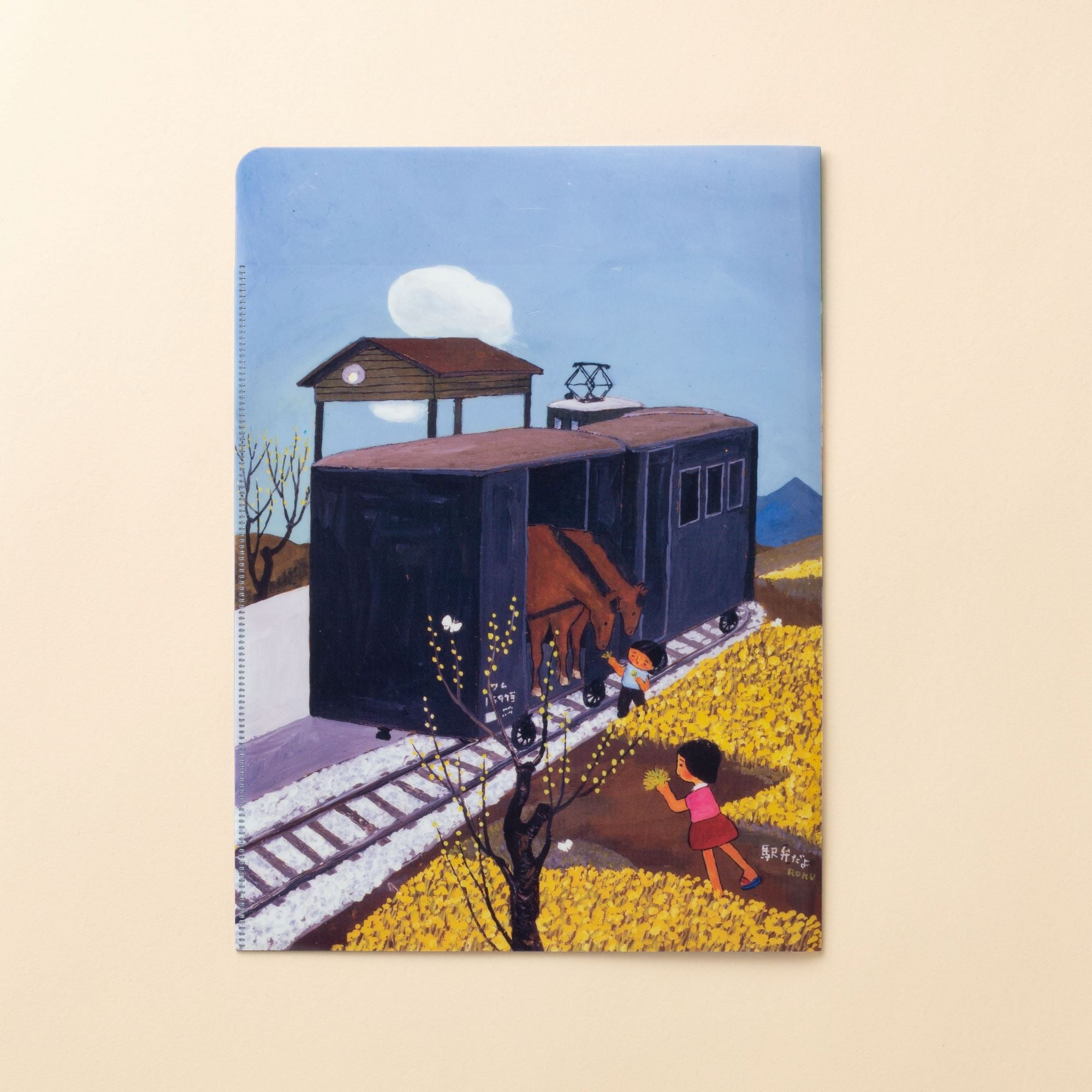 谷内六郎『週刊新潮』 四季の表紙絵 B5ダブルクリアファイル<太鼓の