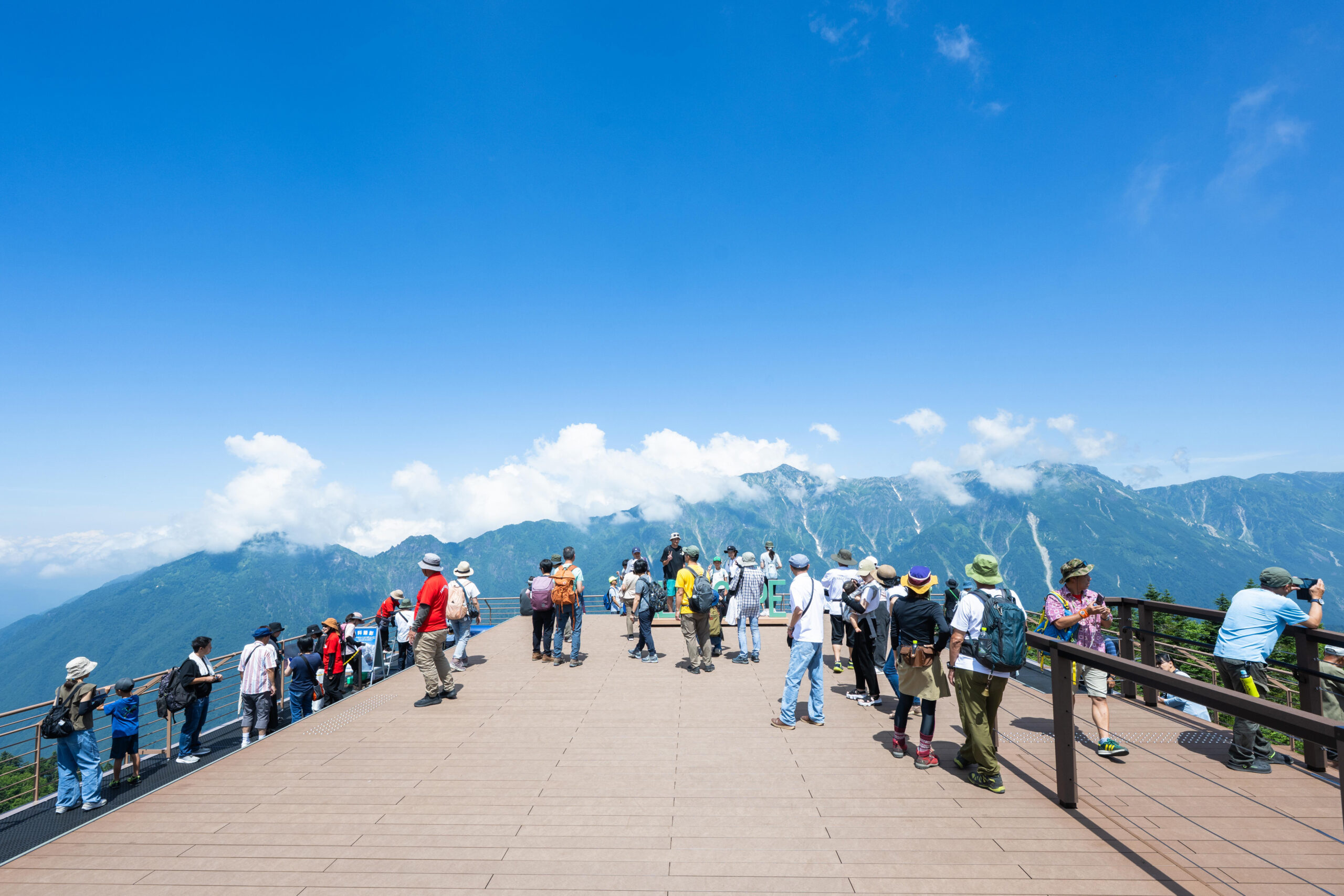 Saturday, July 19: The rooftop observation deck “AlpScape” at