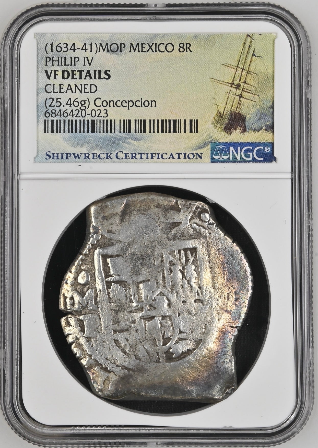 Concepcion 8 Reales NGC Grade VF Details – Shipwreck Coins