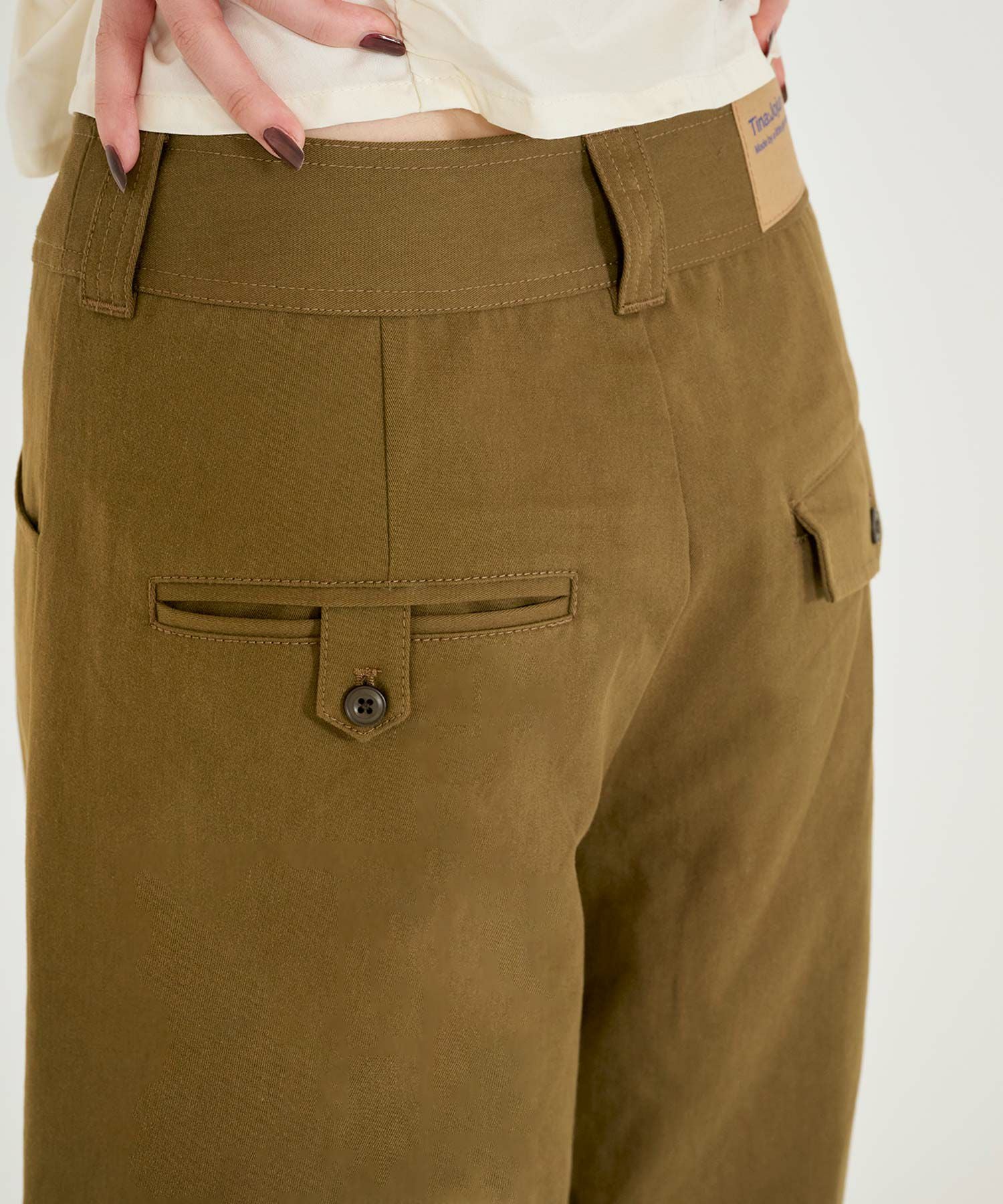 Special-Price-SALE タック入り ルーズワイドチノパン TINA：JOJUN 全2