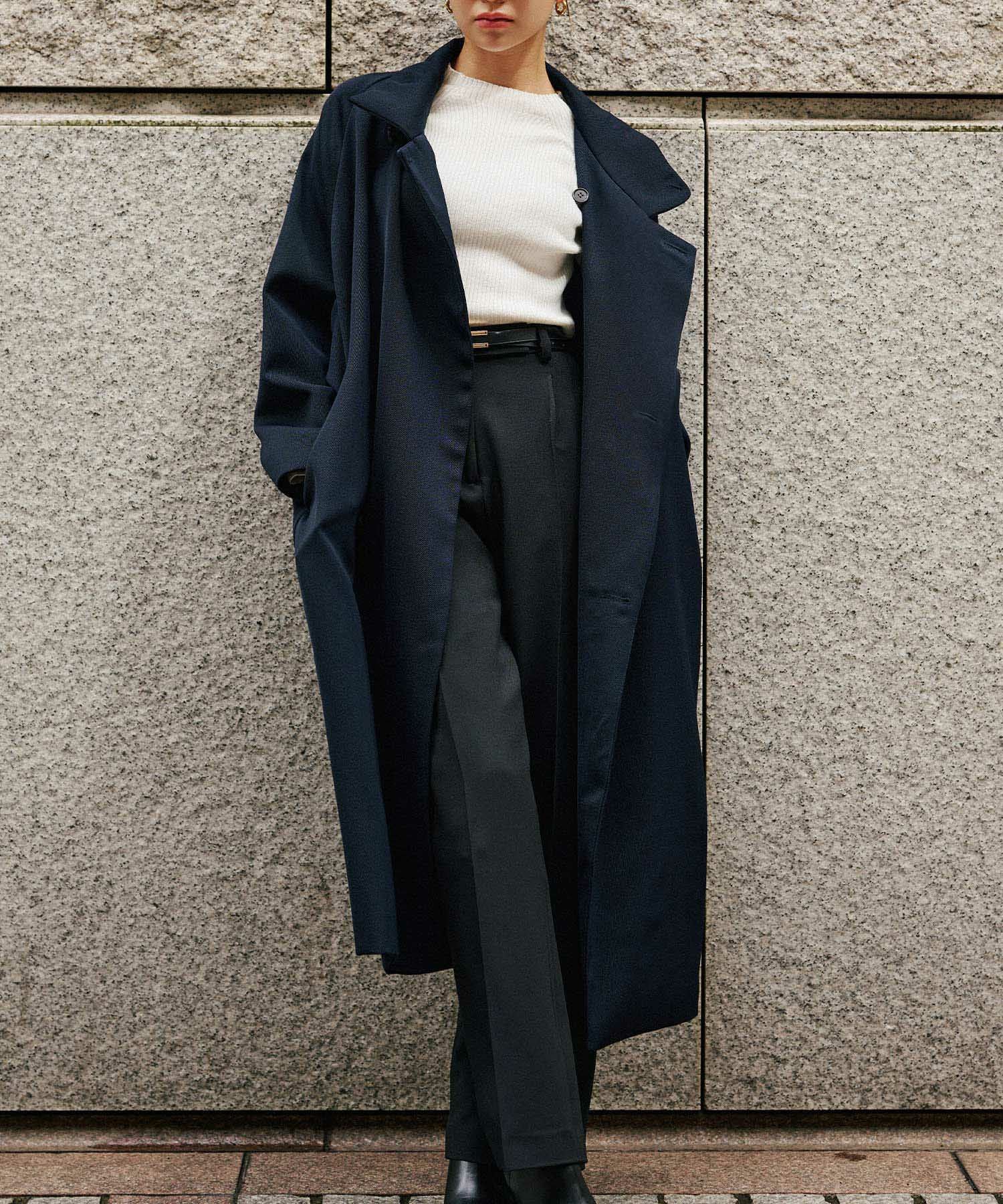 ユニセックス］ スタンドカラー コクーン コート KINO THE KEI 全2色