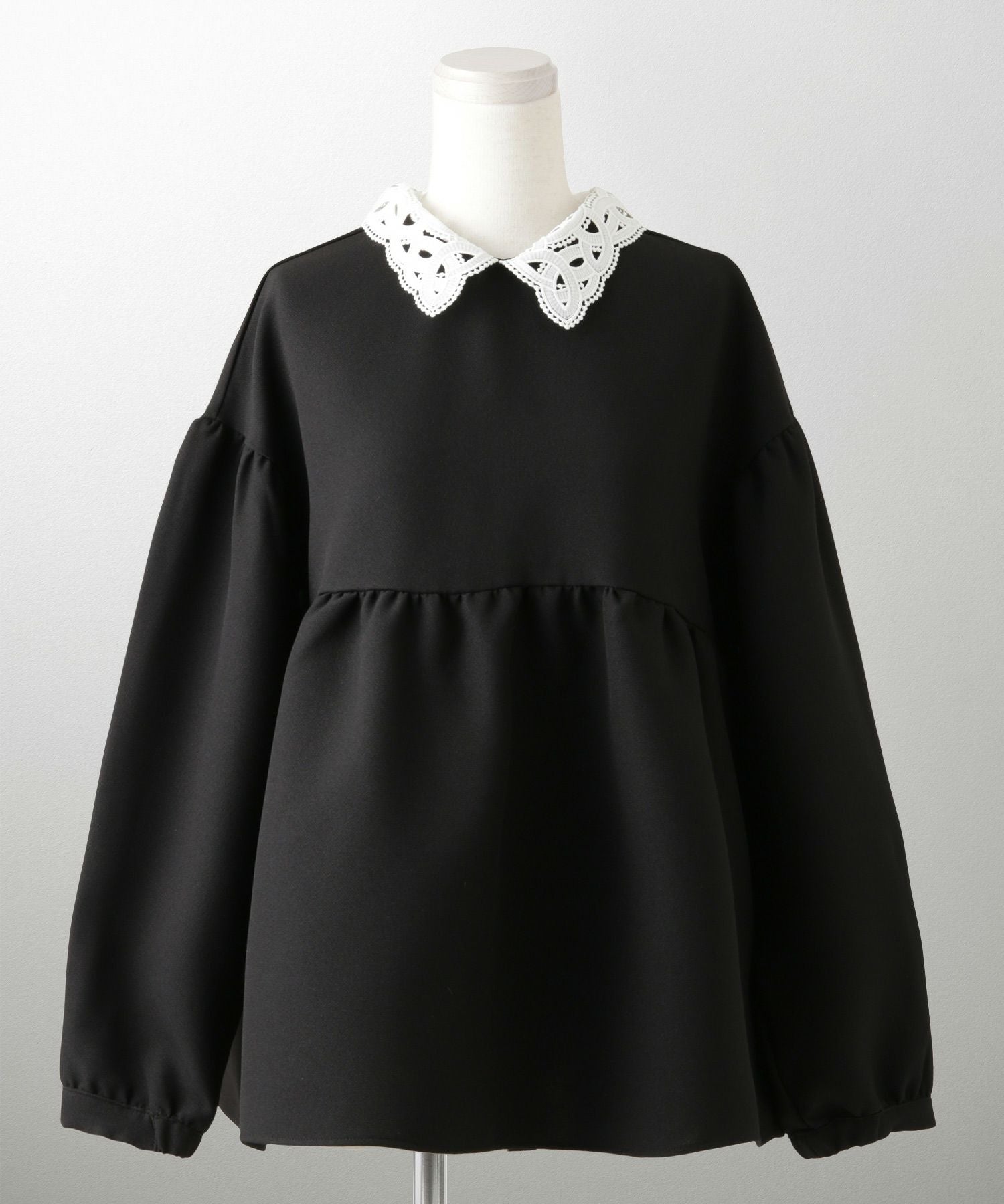 レース 襟付き ブラウス HUIT 全3色｜hit831-0271【3】 - 長袖商品一覧