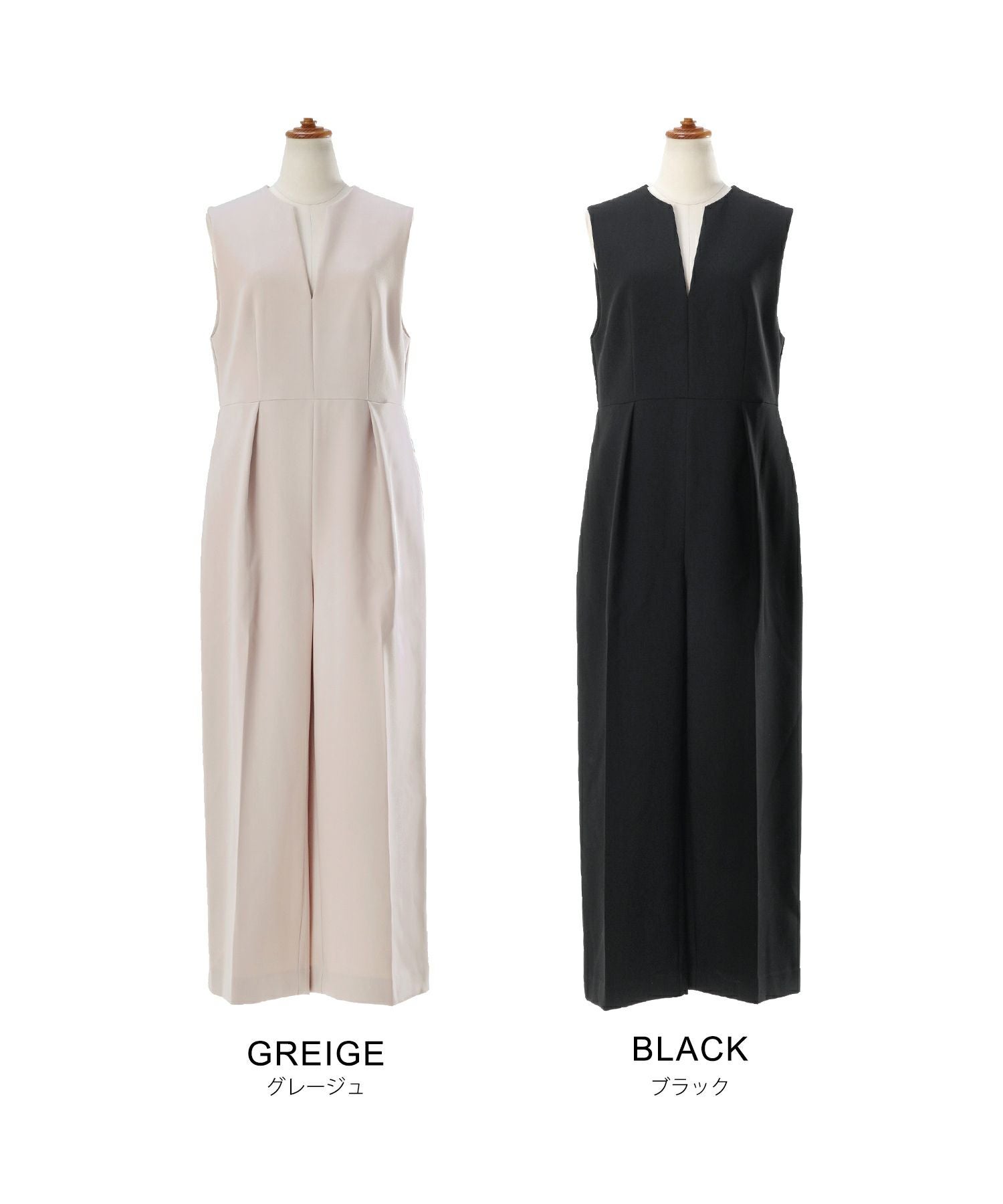 スリットネック オールインワン Liala×PG 全2色｜lpg751-2203【1