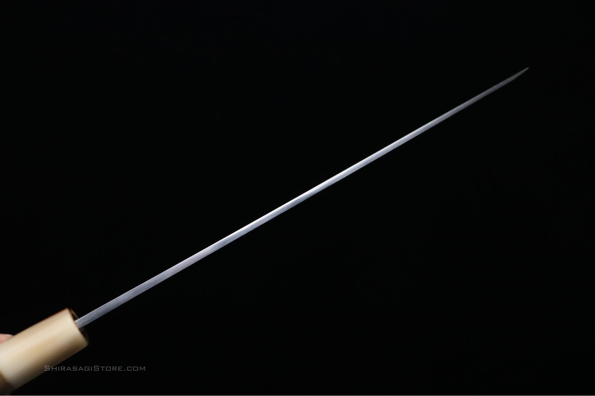 水野鍛錬所「源昭忠」ナイフ型 柳刃 刺身包丁 青一鋼 デラックス 尺