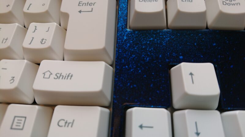 白銀×青銀河の漆塗りキーボード「FILCO Majestouch Convertible2 HAKUA