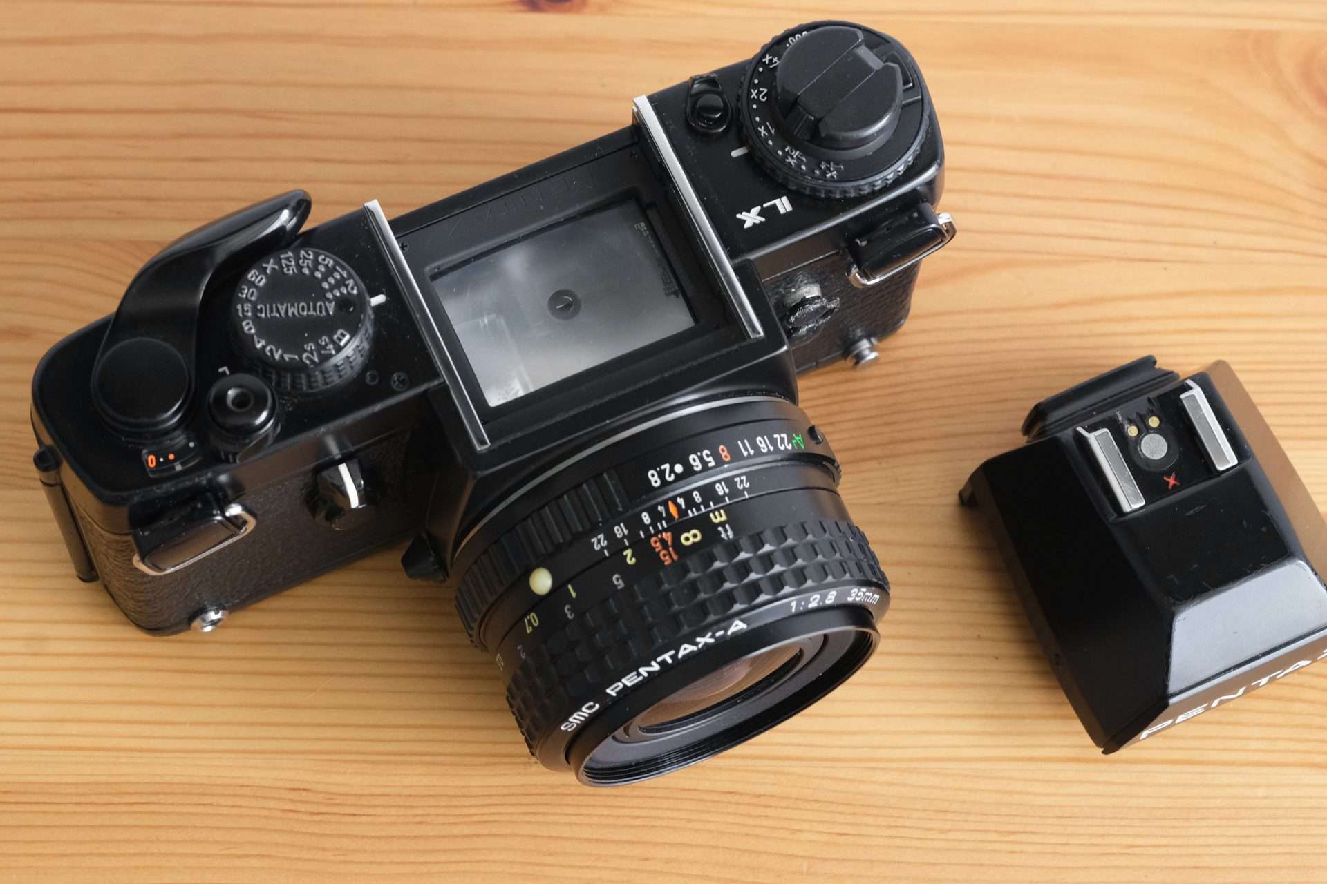 Pentax LX Film Camera & 35mm f/2.8 SMC Lens - Buy Online at Shutteroo