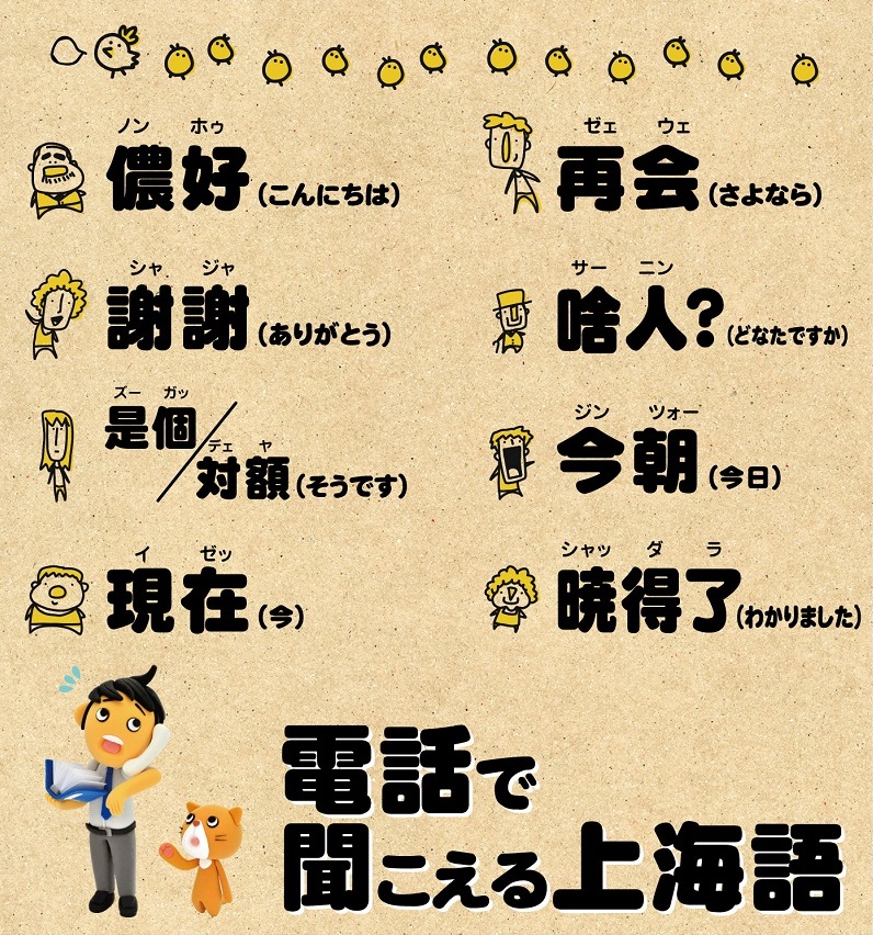 もれ聞き上海語講座 | 中国・上海日本語フリーペーパー『上海