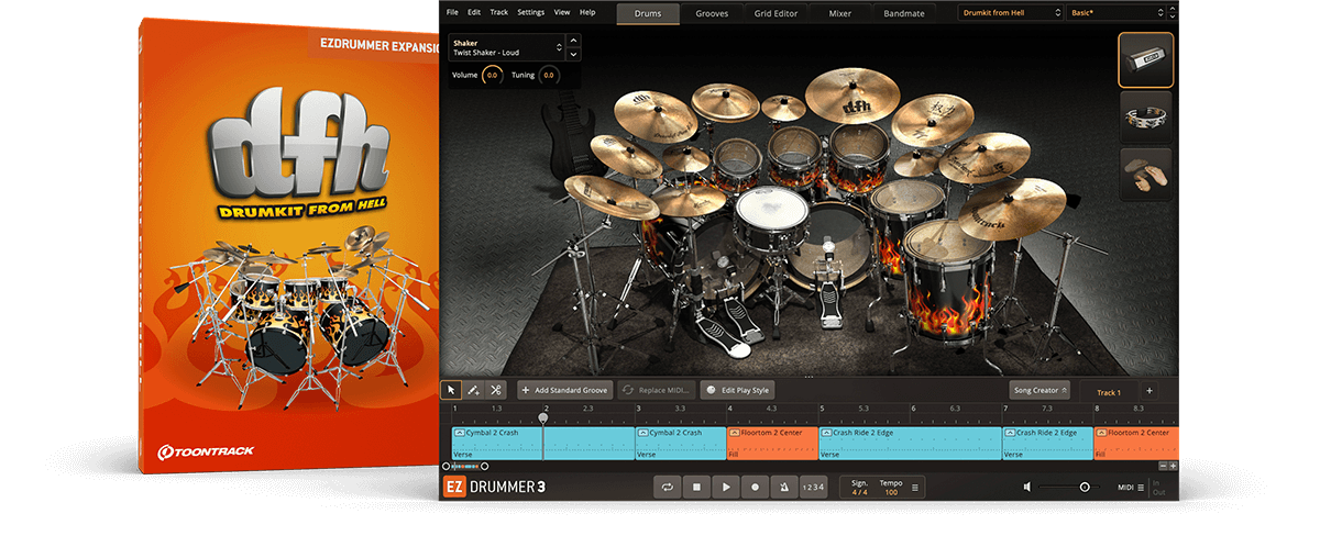 ソフト音源 「EZX - DRUMKIT FROM HELL」 | SONICWIRE