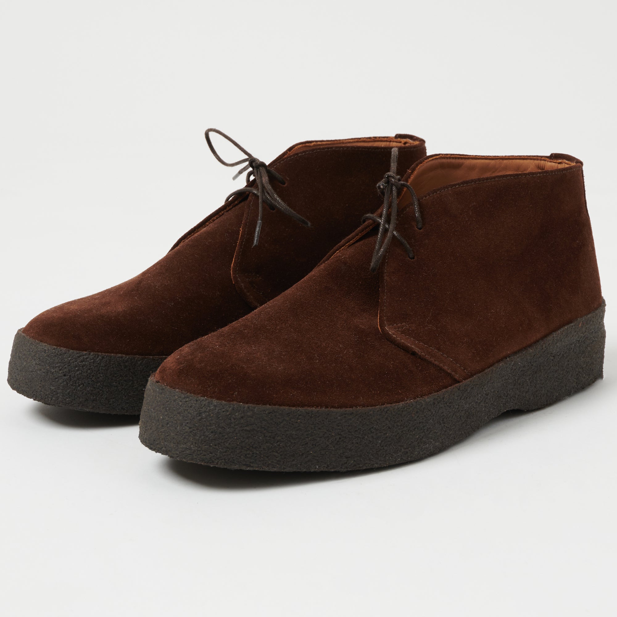 Sanders Japan Collection Brit Chukka - Chocolate Brown Suede – SON