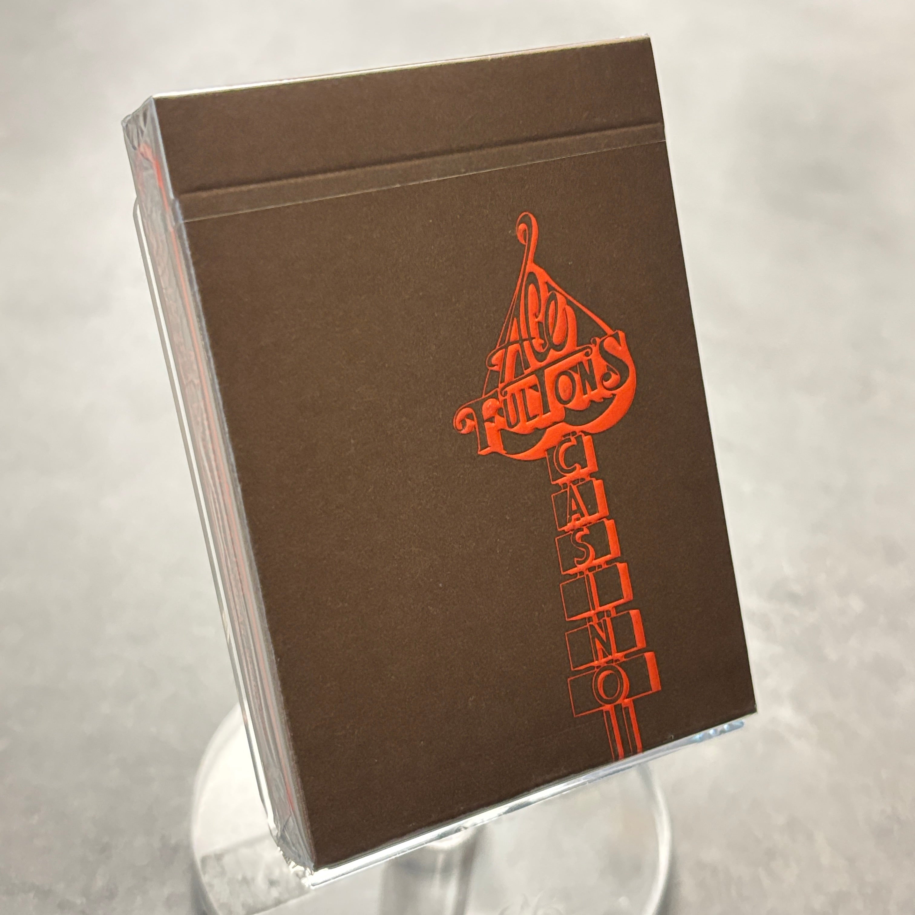 Ace Fulton's Casino (Tobacco Brown) Playing Cards – SoCal Playing