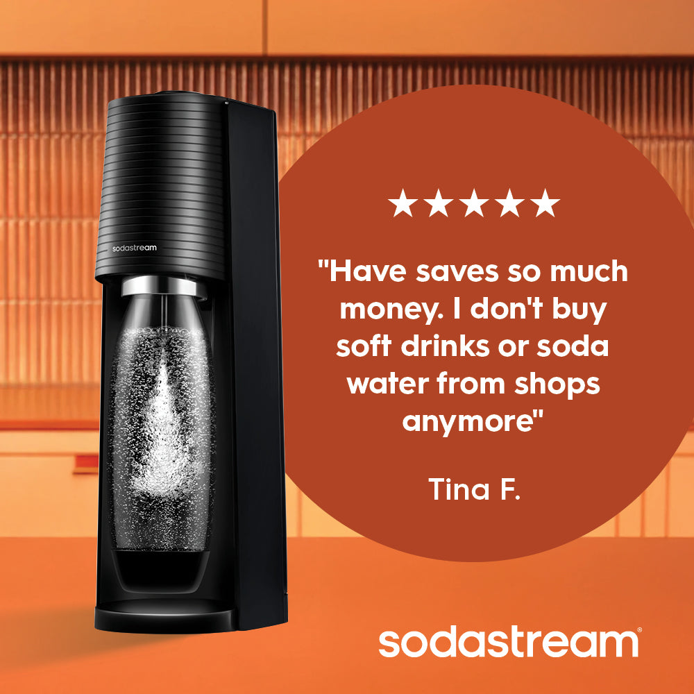 SodaStream Terra Sparkling Water Maker + (Quick Connect cqc bundle)