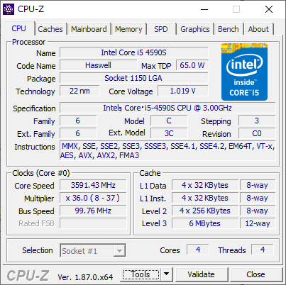 CPU-Z 2.18 | ダウンロードと使い方 | ソフタロウ