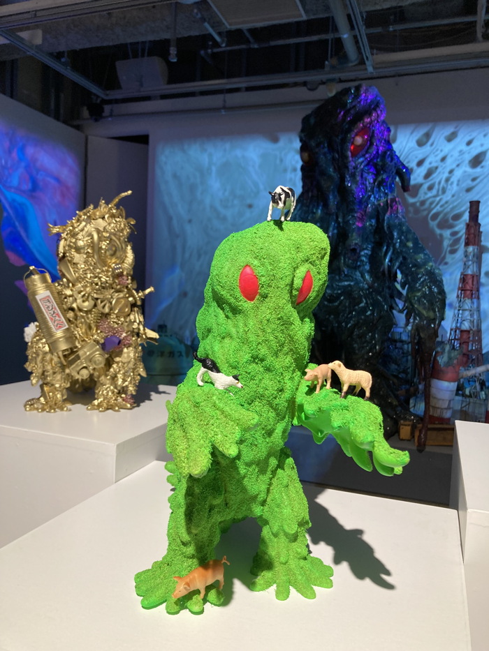 ヘドラ50周年展」でマルサン製「ヘドラ450」のアーティスト