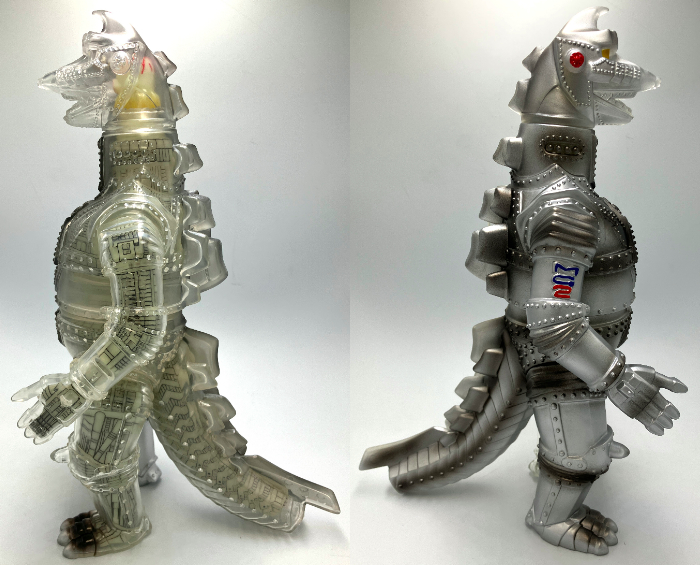 緊急告知！マルサン製「メカゴジラ2 450」が、シルバー彩色と蓄光メカ