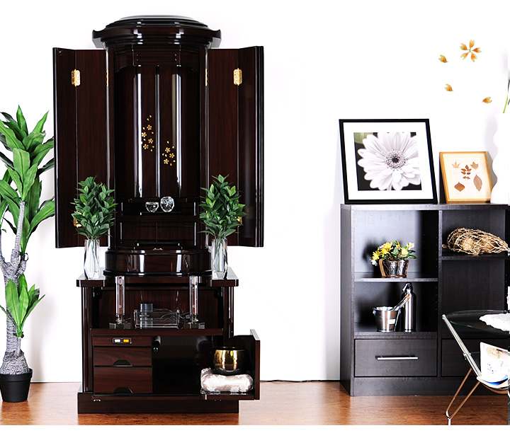 錦秋 紫檀調 蒔絵入/風 | 創価学会仏壇・仏具なら誓願堂へ