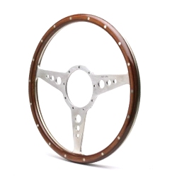 モトリタ ウッドステアリング（14”フラット） | ローバーミニ