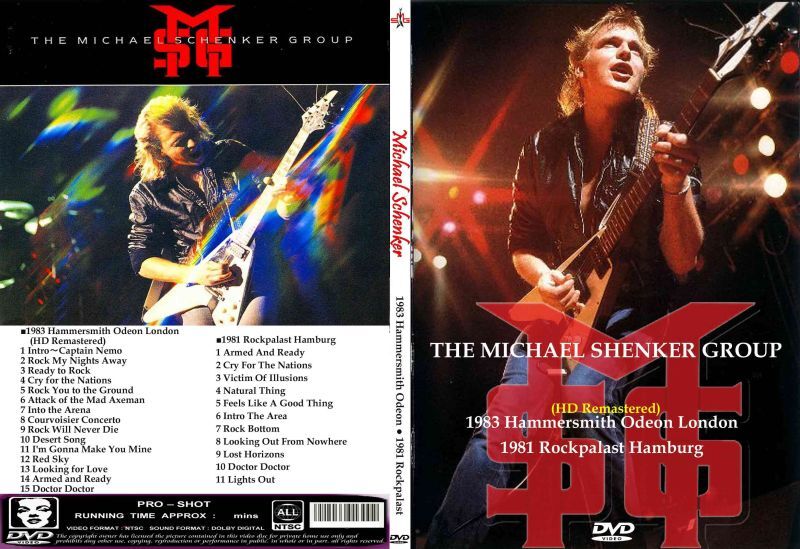 マイケル・シェンカーHD1983 Hammersmith○1981 Rockpalast Michael
