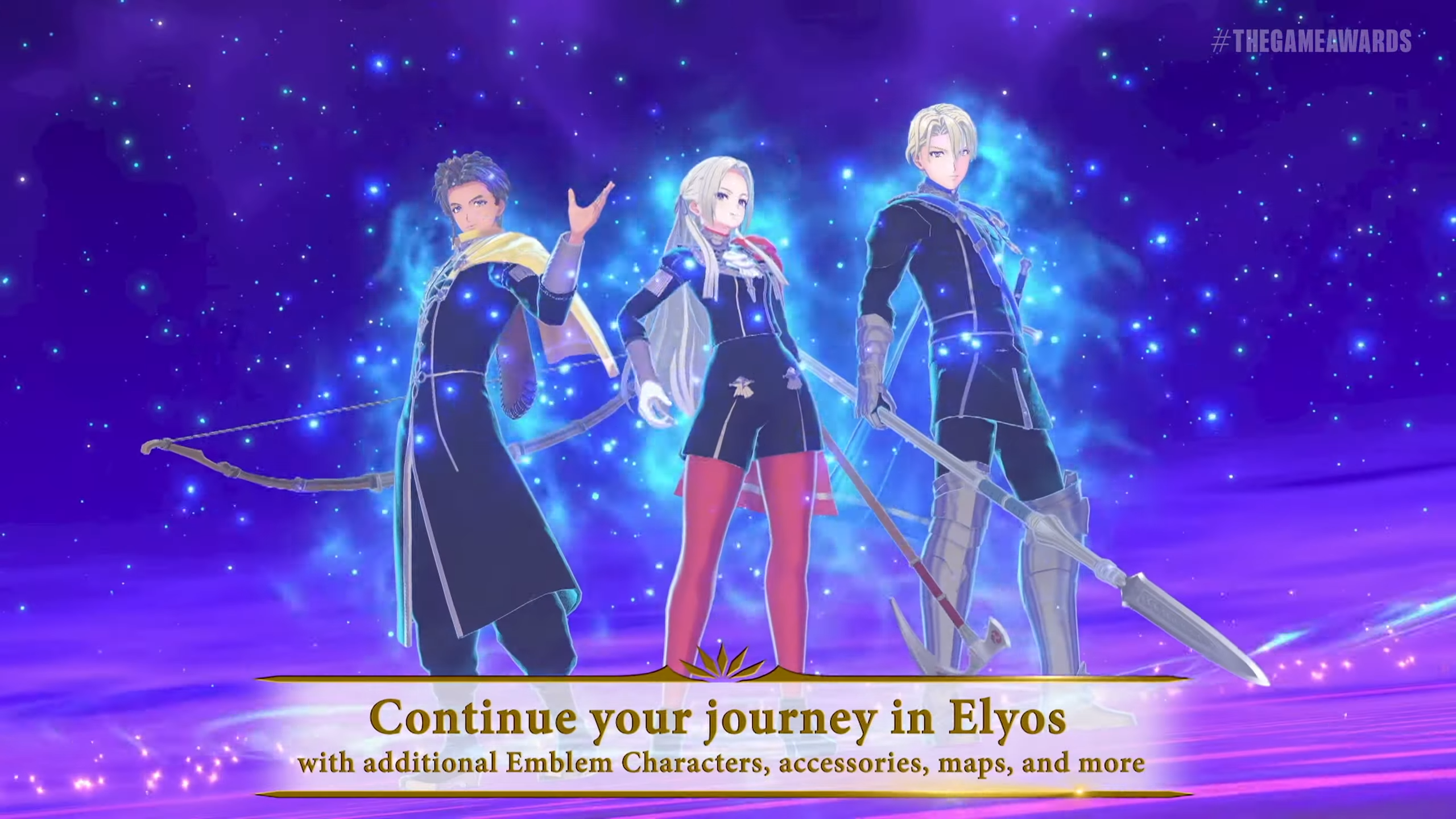 風花雪月」のエーデルガルト、ディミトリ、クロードが最新作に参戦