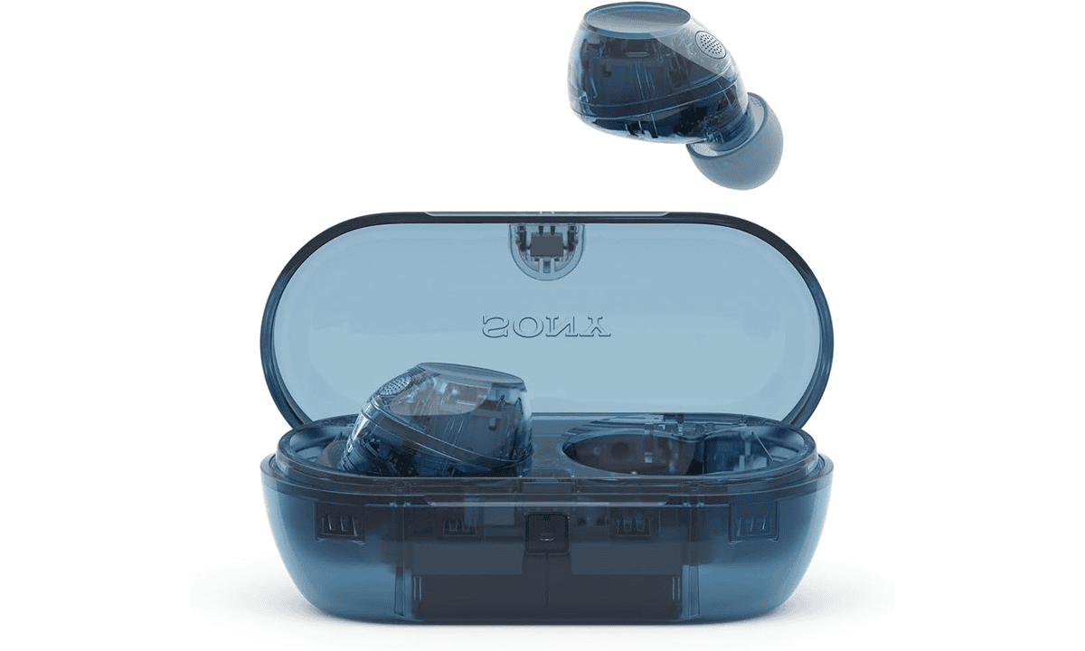 スケルトンなデザインを採用したソニーのワイヤレスイヤホン「WF-C710N