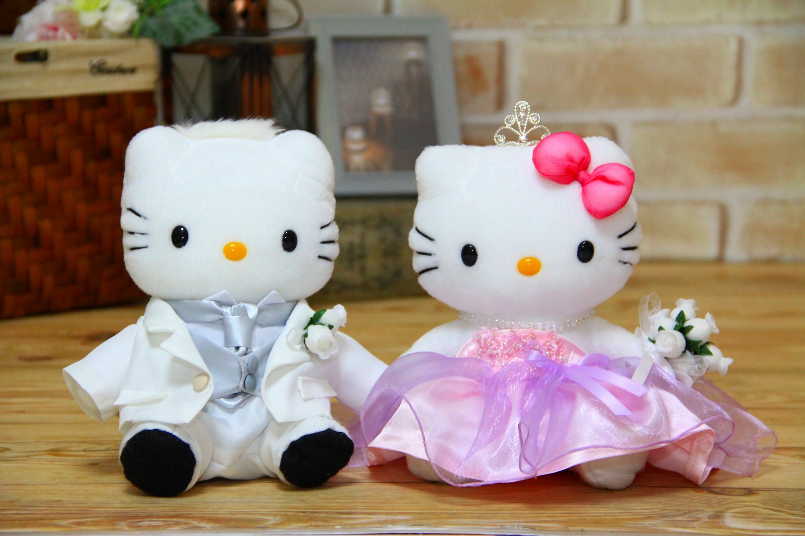 希少 ハローキティ ダニエル ウェディング ペア ストラップ 2001年 激