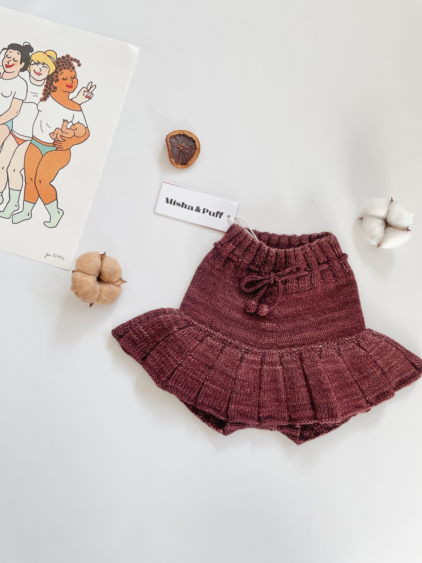 Misha&Puff+ Skating pond skirt - fig – slow. editions