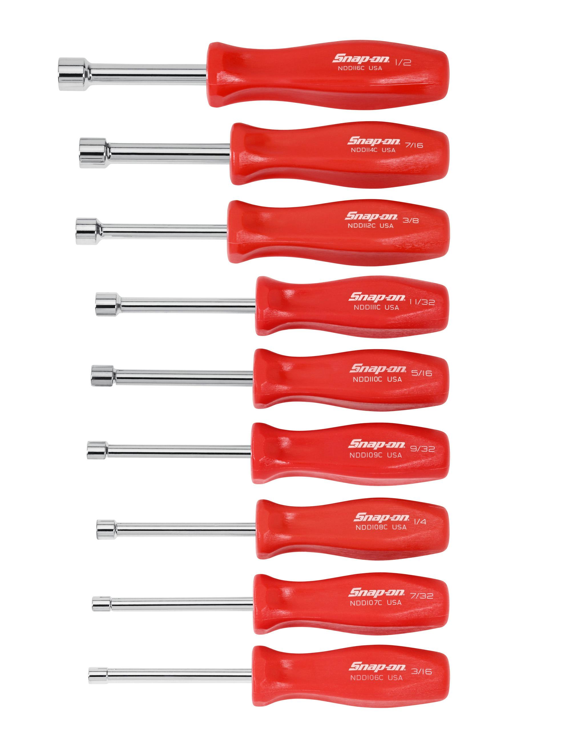 9 pc SAE Nut Driver Set (3/16-1/2