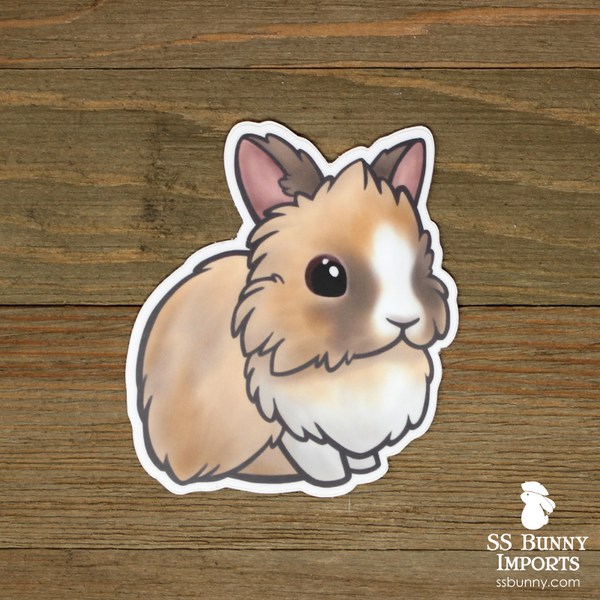 Vienna-marked chocolate tort lionhead sticker – SS Bunny Imports