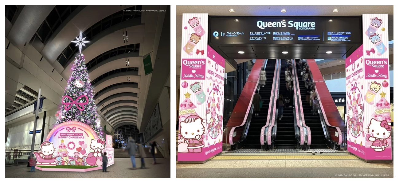 🎀ハローキティ＆ディアダニエルがコラボ！🎄クイーンズスクエア横浜