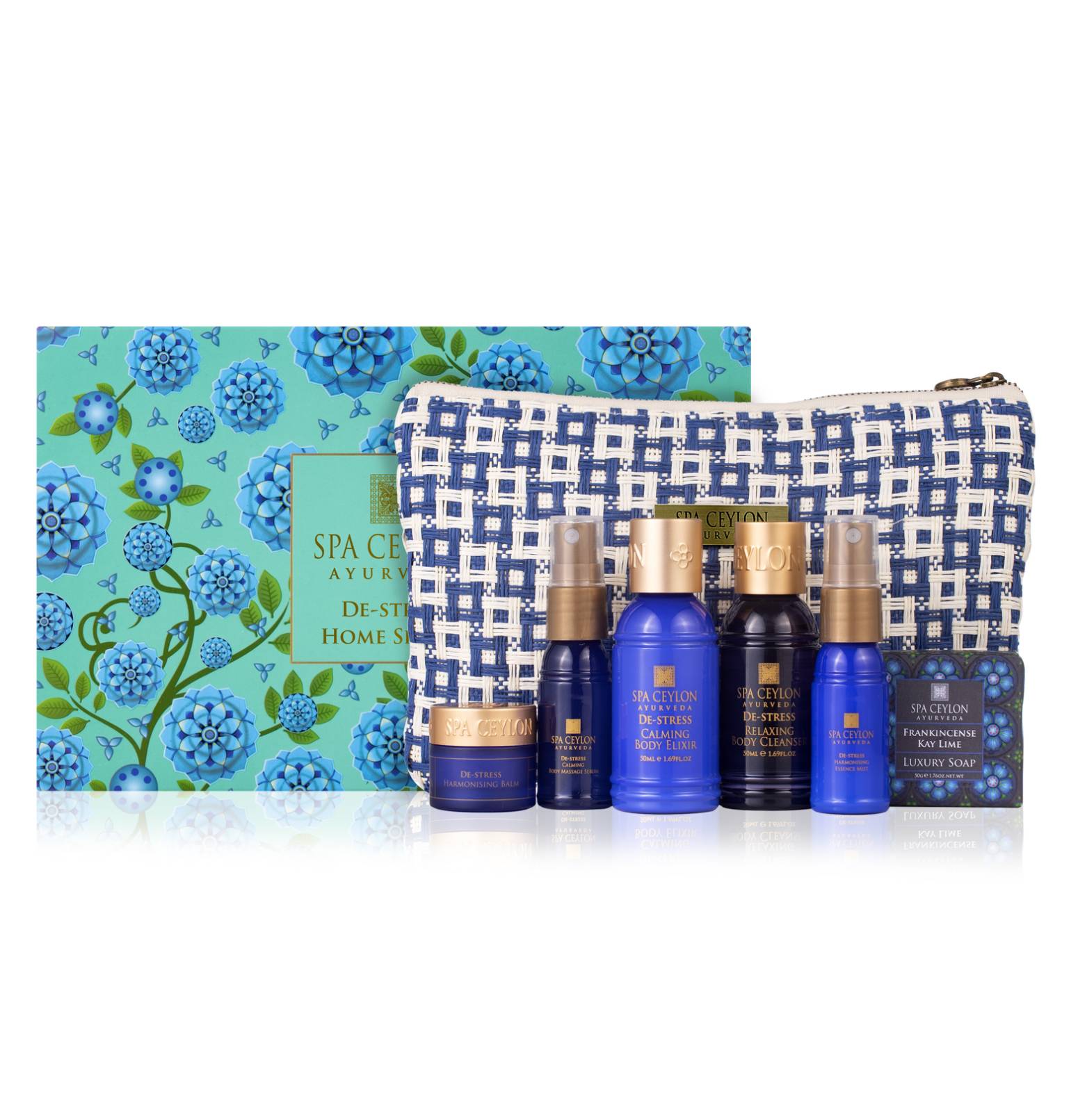 De-stress Home Spa Set | Frankincense & Sandalwood