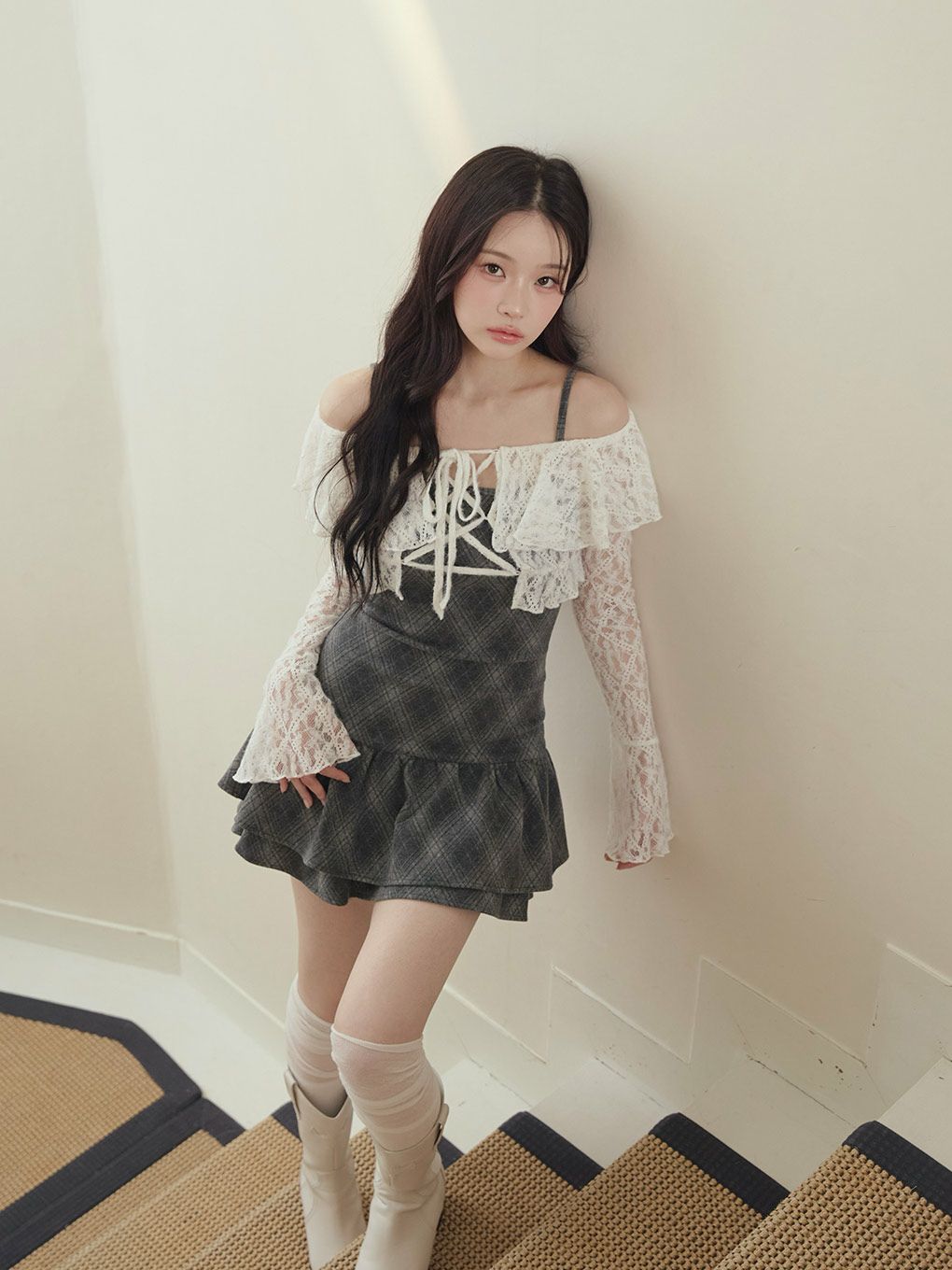 BUBBLES】レースアンサンブルワンピース | sparkling mall online store