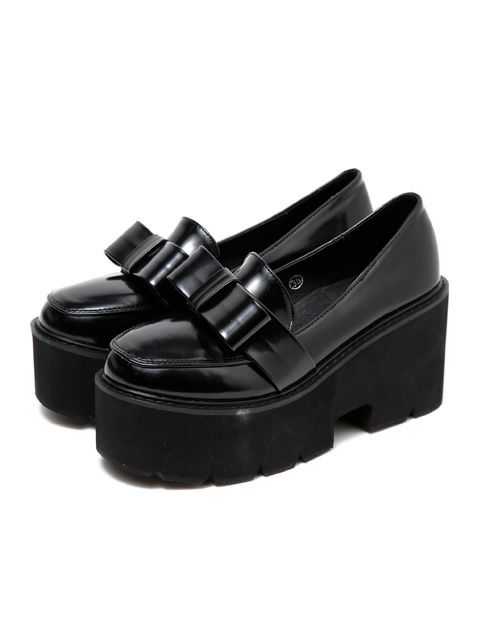 BUBBLES】フロントリボンローファー | sparkling mall online store