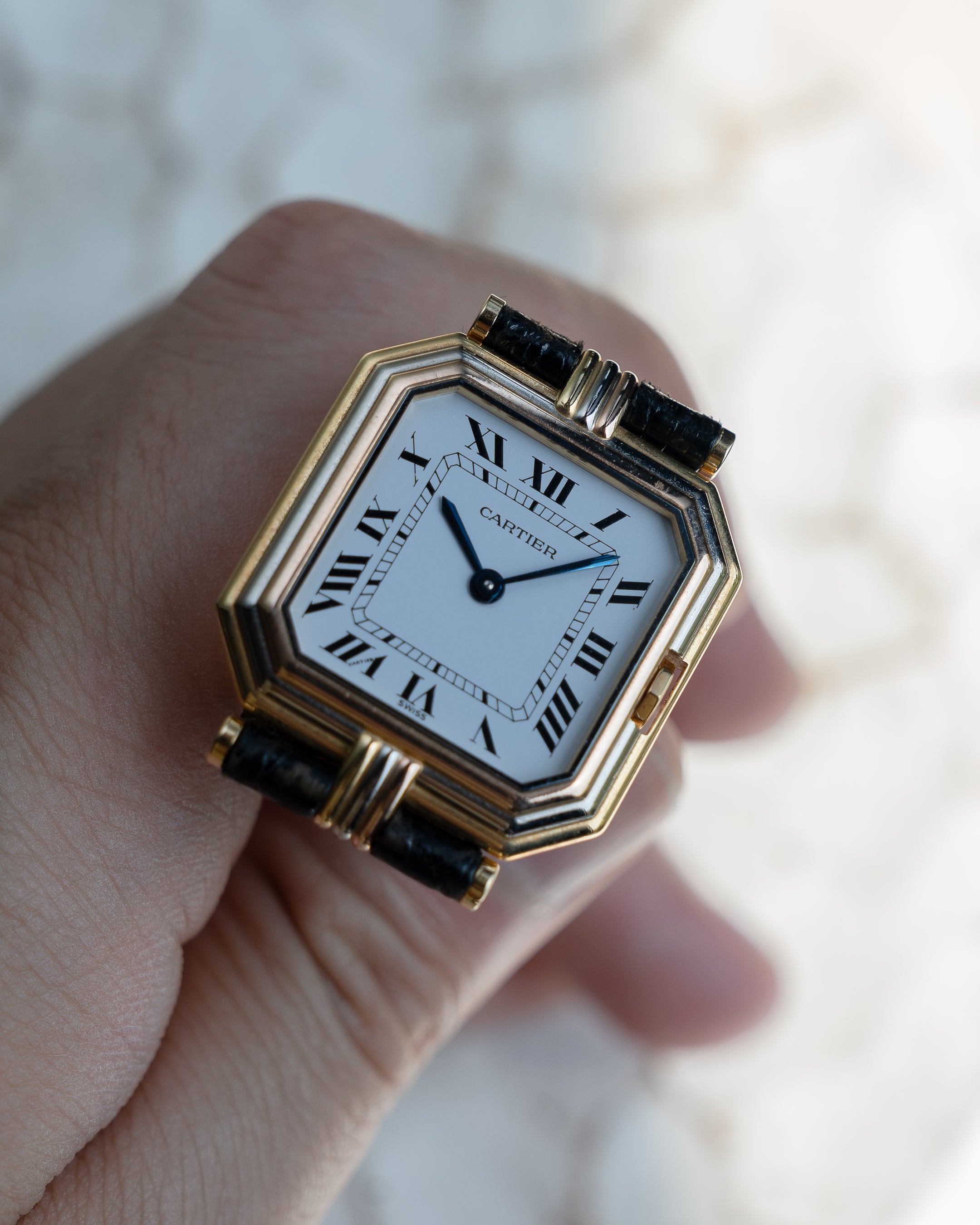 Cartier Ceinture Trinity in Yellow, Rose, White Gold- LM size, box