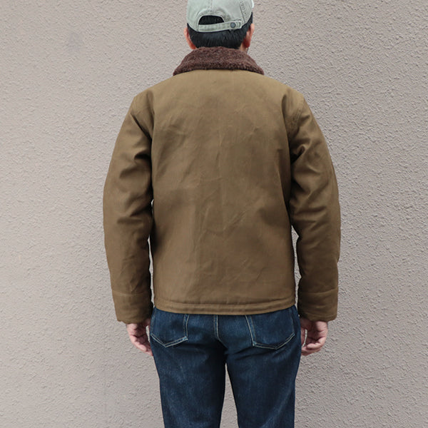 TYPE N-1 PLAIN MODEL / JUNGLE CLOTH PARAFFIN COATING / DARK KHAKI