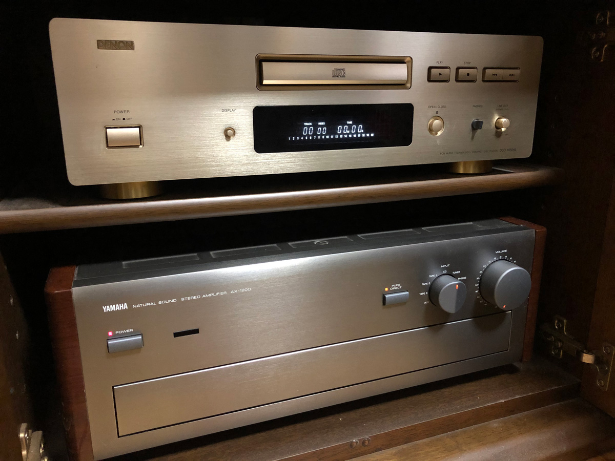 YAMAHA AX-1200、メイン機材です（小ネタ） | イイ音聞いてる？